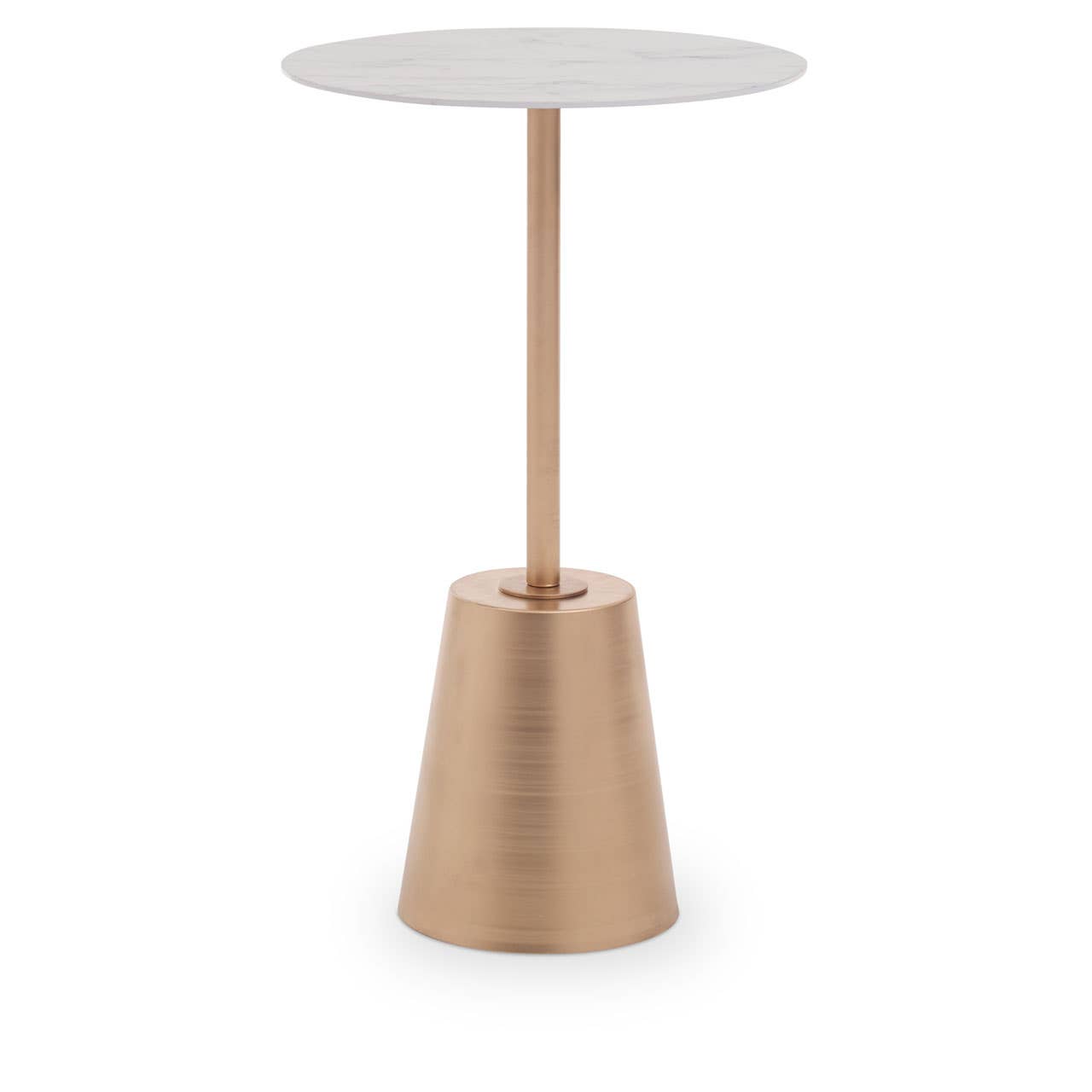 Golden Marble Side Table