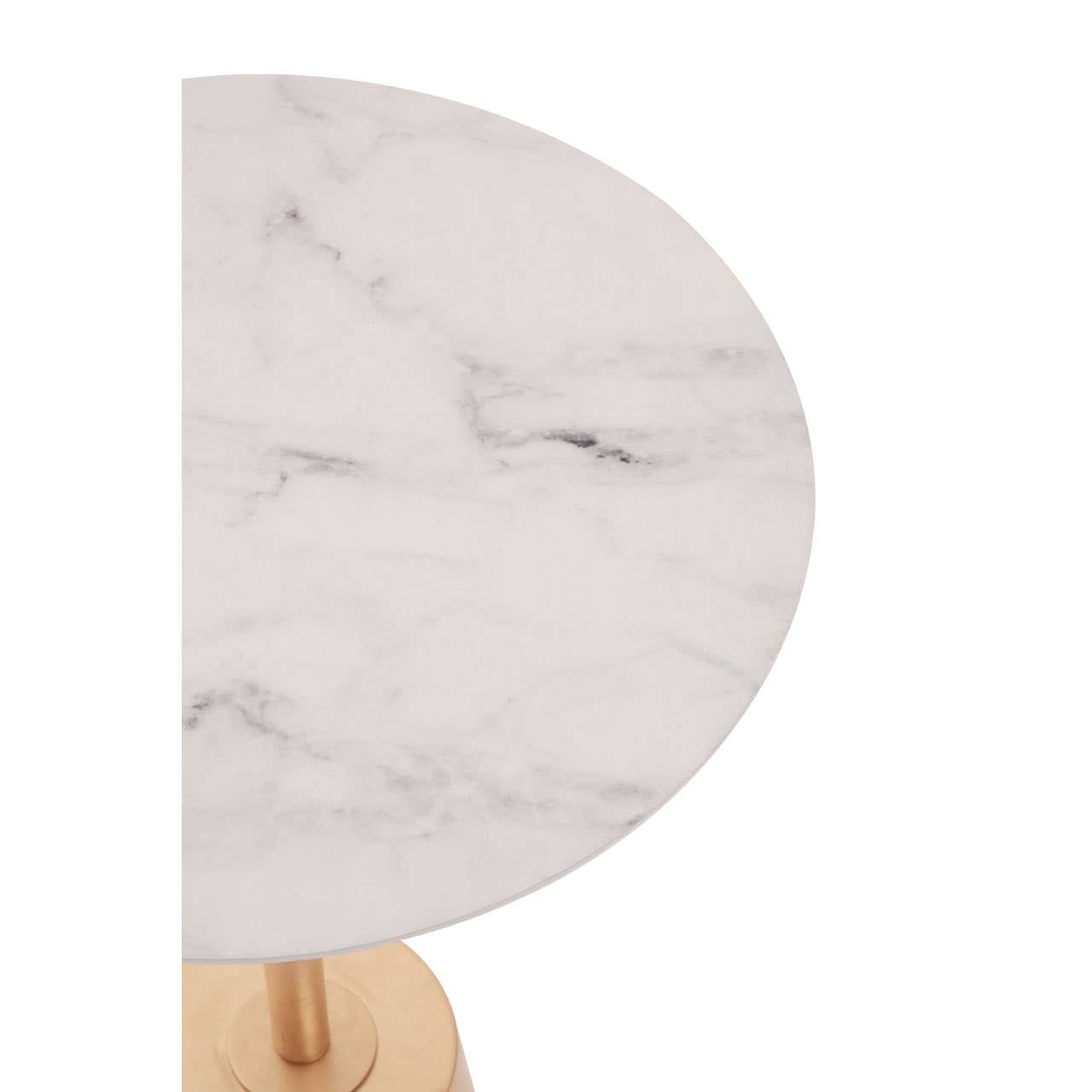 Golden Marble Side Table