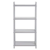 Modern Grey Wood Shelf Unit
