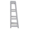 Modern Grey Wood Shelf Unit