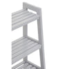 Modern Grey Wood Shelf Unit