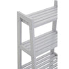 Modern Grey Wood Shelf Unit
