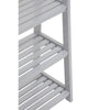Modern Grey Wood Shelf Unit