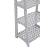 Modern Grey Wood Shelf Unit