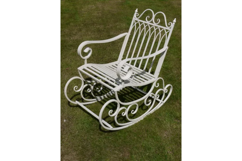 Antique Cream Rocking Chair - 2440