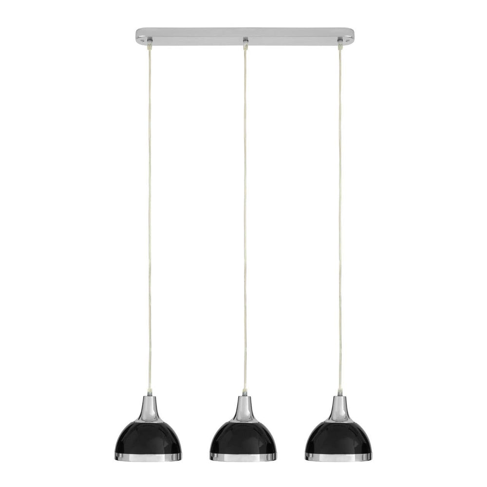 Modern Black Chrome Pendant Light