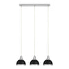 Modern Black Chrome Pendant Light