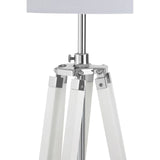 Sleek Chrome Leg Floor Lamp