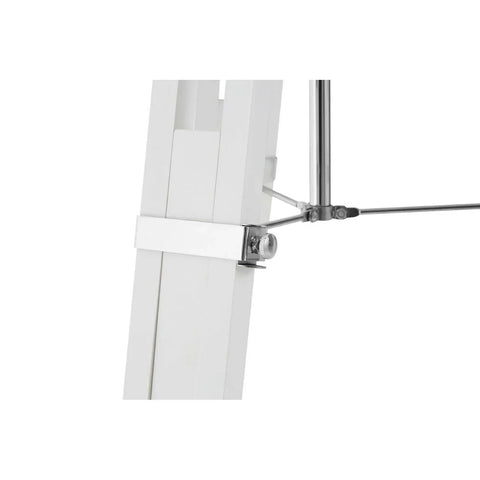 Sleek Chrome Leg Floor Lamp