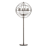 Orbital Metal Globe Floor Lamp