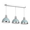Blue Shutter Pendant Light