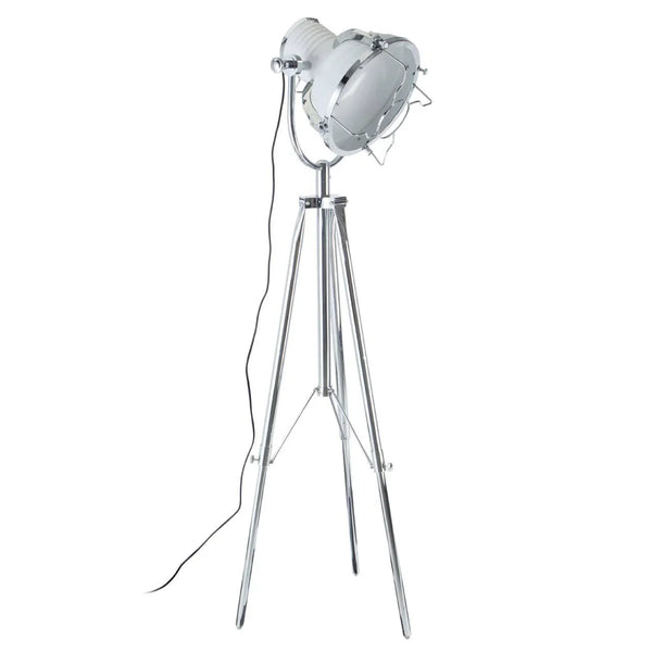 Modern Chrome Tripod Floor Lamp