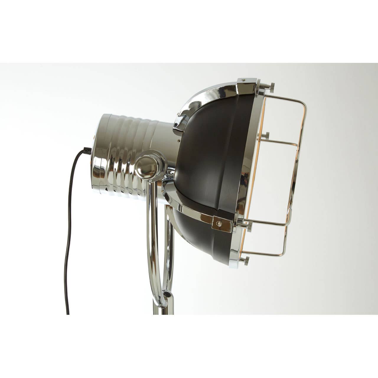 Modern Chrome Tripod Floor Lamp