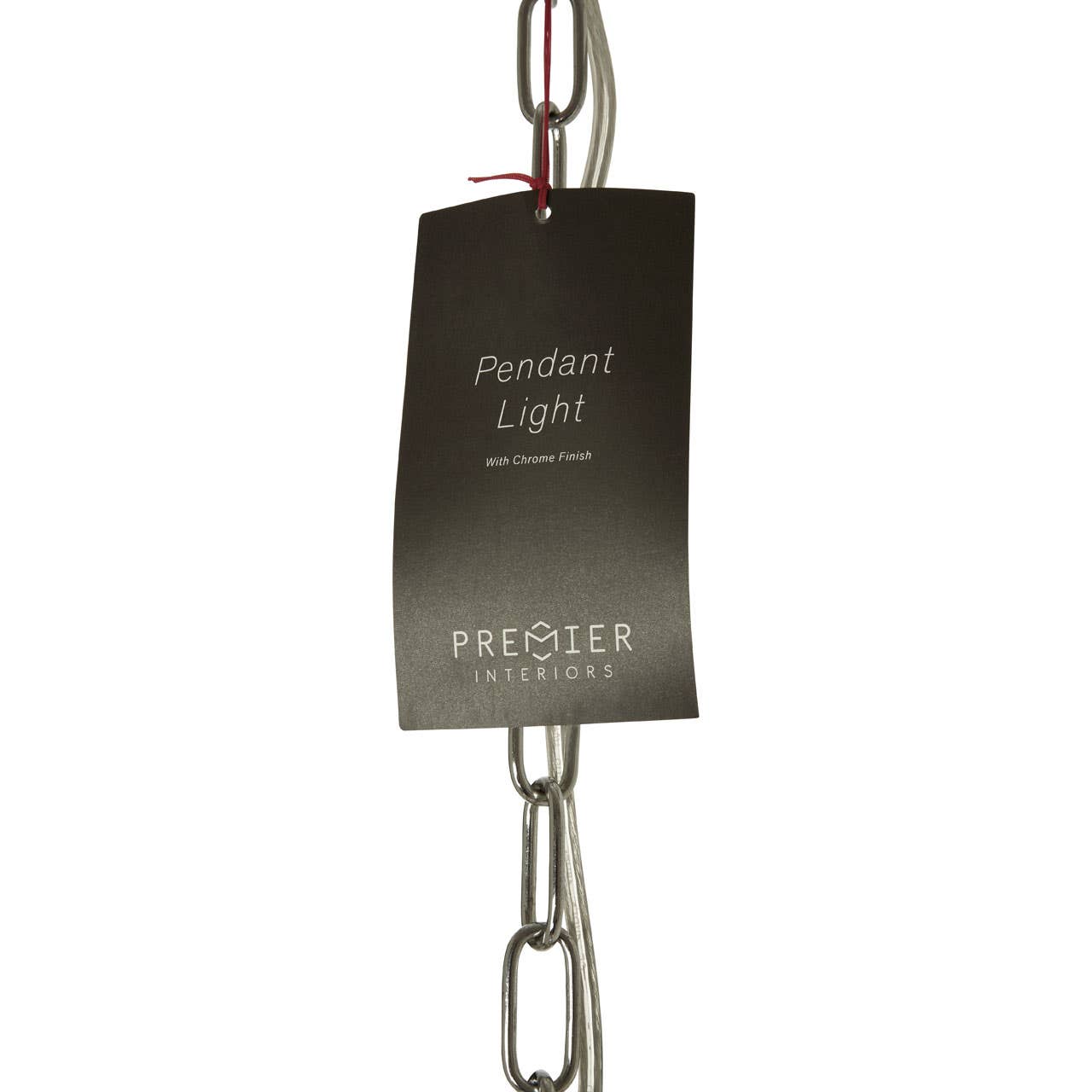 Gleaming Chrome Industrial Pendant Light