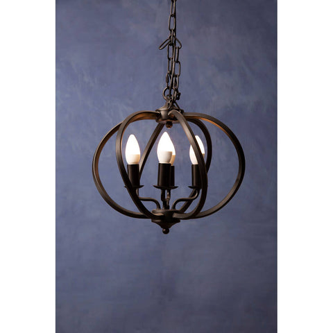 Sleek Iron Pendant Light