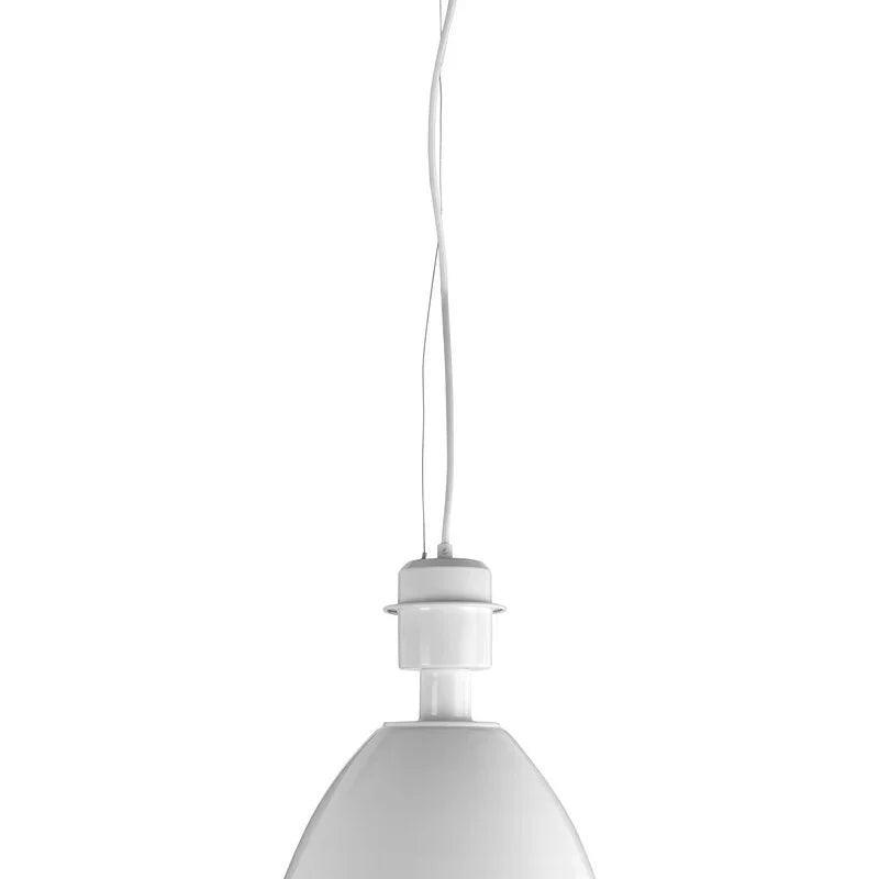 Stockholm White Metal Pendant Light