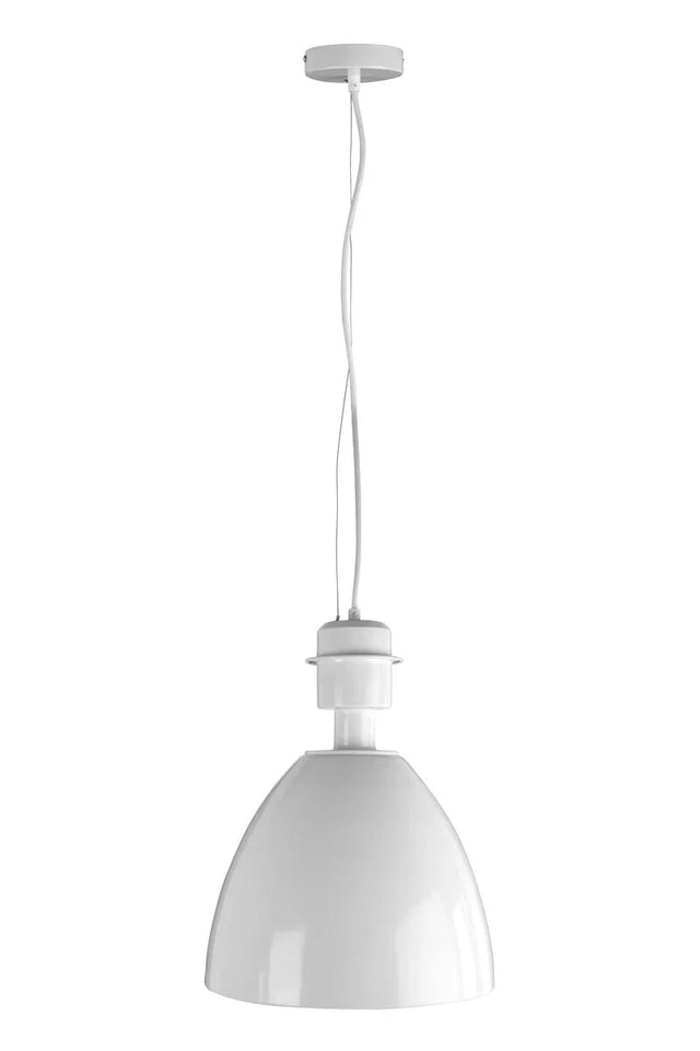 Stockholm White Metal Pendant Light