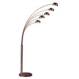 Copper Arc Floor Lamp