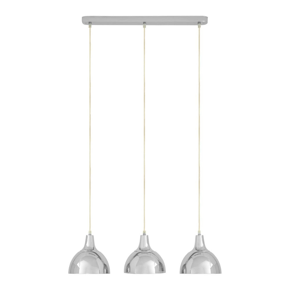 Sleek Chrome Pendant Light