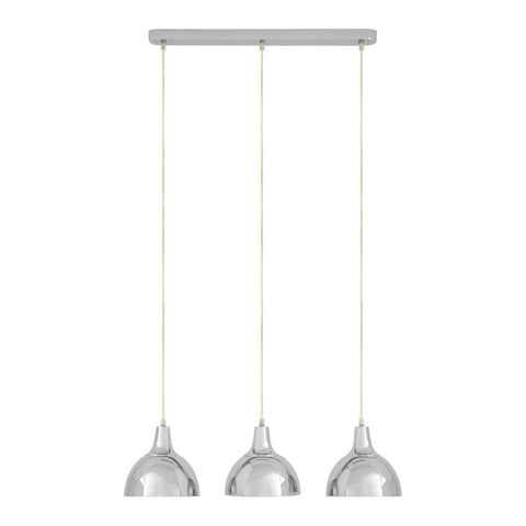 Sleek Chrome Pendant Light