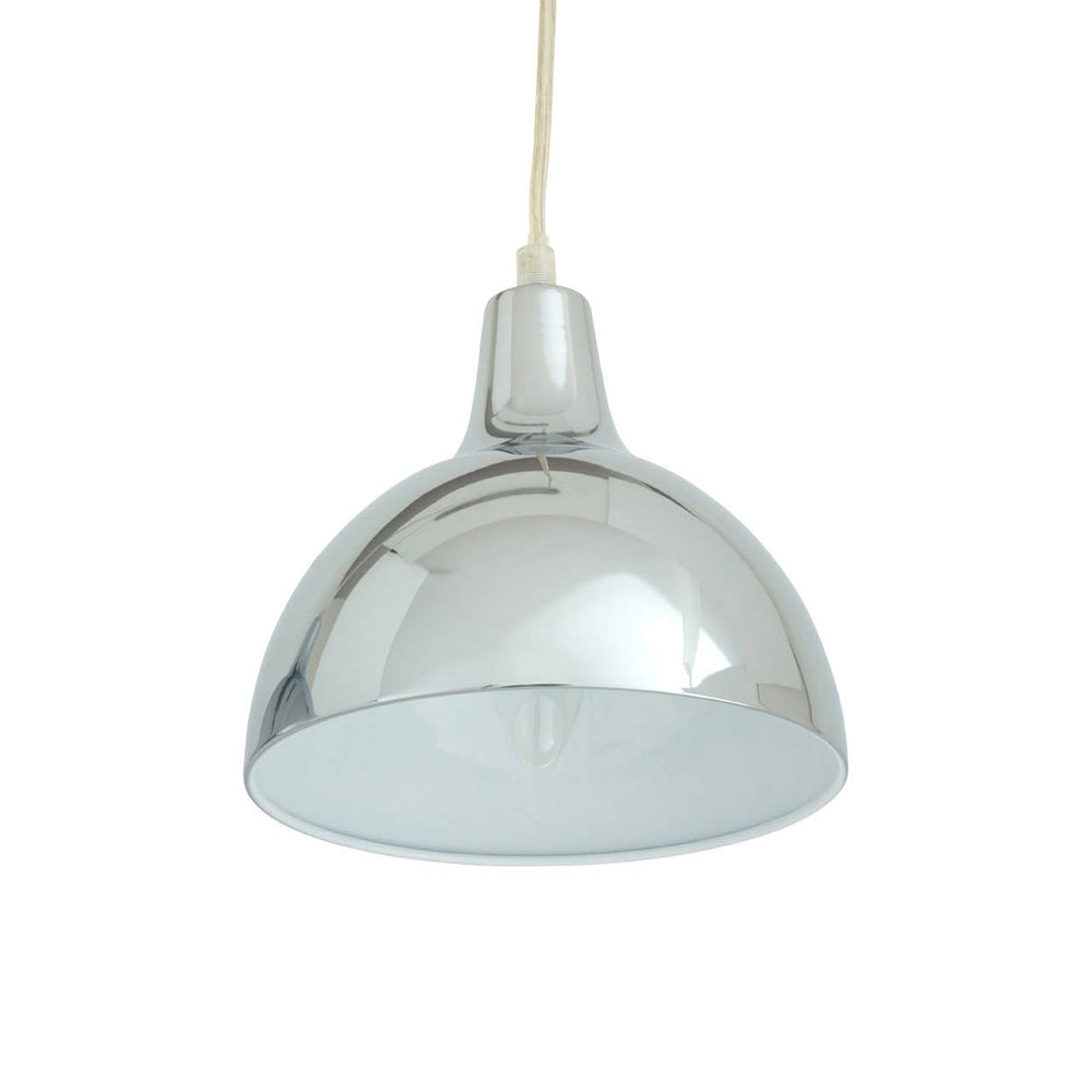 Sleek Chrome Pendant Light