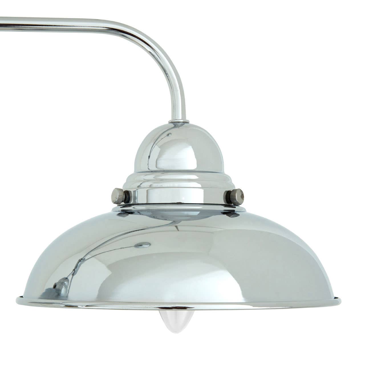 Chrome Industrial Pendant Light