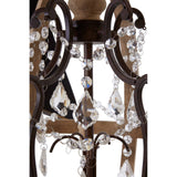 Rustic Cage Candle Chandelier