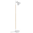 Bryant White Metal and Metal Floor Lamp