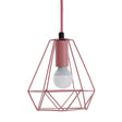 Beli Pink Metal Wire Pendant Light