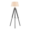 Modern Wood Tripod Floor Lamp