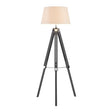 Modern Wood Tripod Floor Lamp