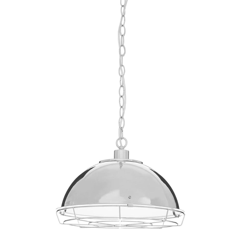 Reflective Chrome Pendant Light