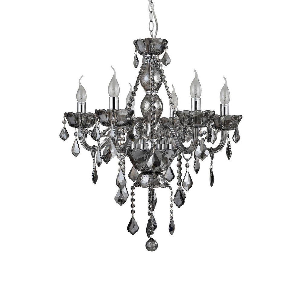 Luxe Crystal Chrome Chandelier