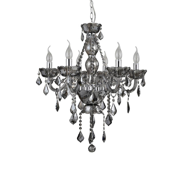 Luxe Crystal Chrome Chandelier