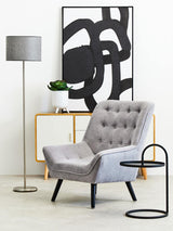 Sleek Steel Floor Lamp