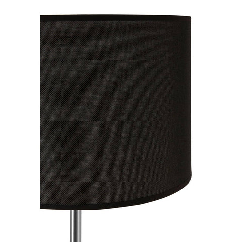 Monochrome Waffle Drum Floor Lamp