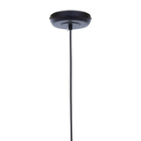 Modern Black Rod Pendant Light