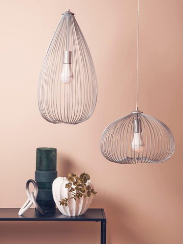 Geometric Wire Pendant Light