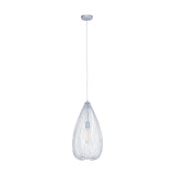 Geometric Silver Pendant Light