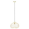 Geometric Gold Pendant Light