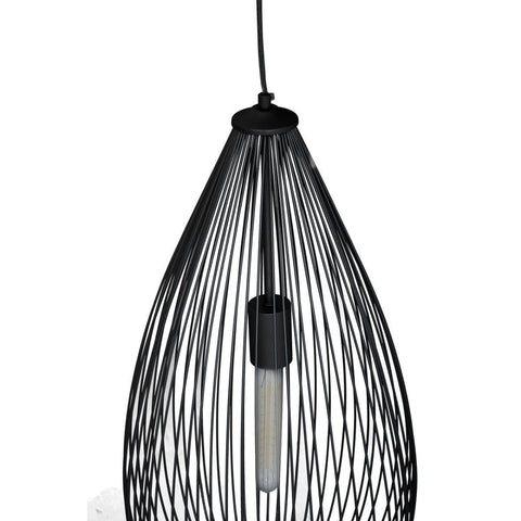 Sleek Teardrop Pendant Light