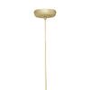 Modern Gold Wire Pendant Light