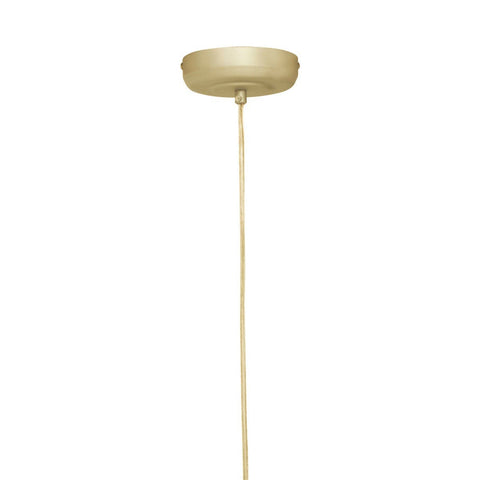 Modern Gold Wire Pendant Light