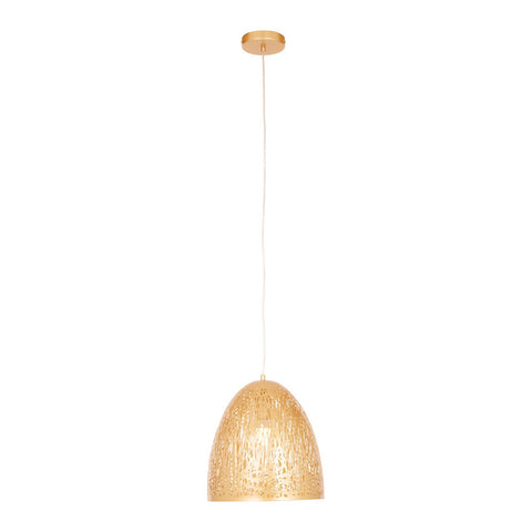 Luxe Gold Cutout Pendant Light