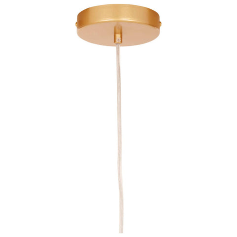 Luxe Gold Cutout Pendant Light