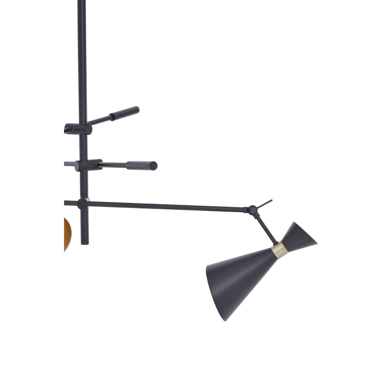 Tri-Shade Metallic Pendant Light
