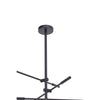Tri-Shade Metallic Pendant Light