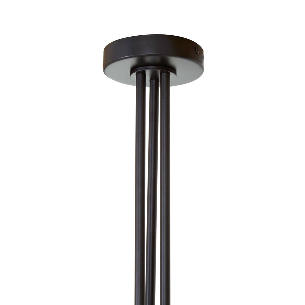 Industrial Black Gold Pendant Light