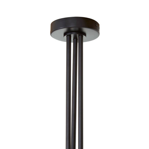 Industrial Black Gold Pendant Light