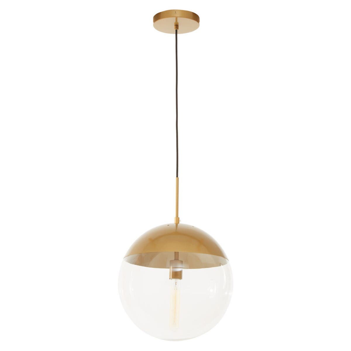 Golden Glass Pendant Light